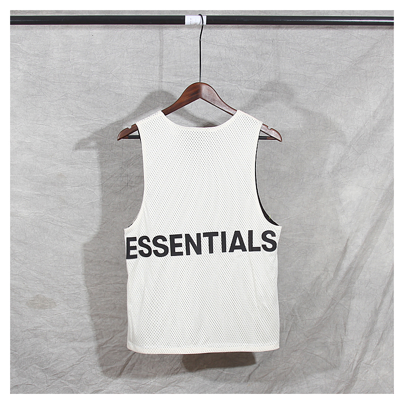 

2021 Summer New Style Mesh Sleeveless Women Tank Hiphop Streetwear Breathable Sports Vest Men Qe3e, Black