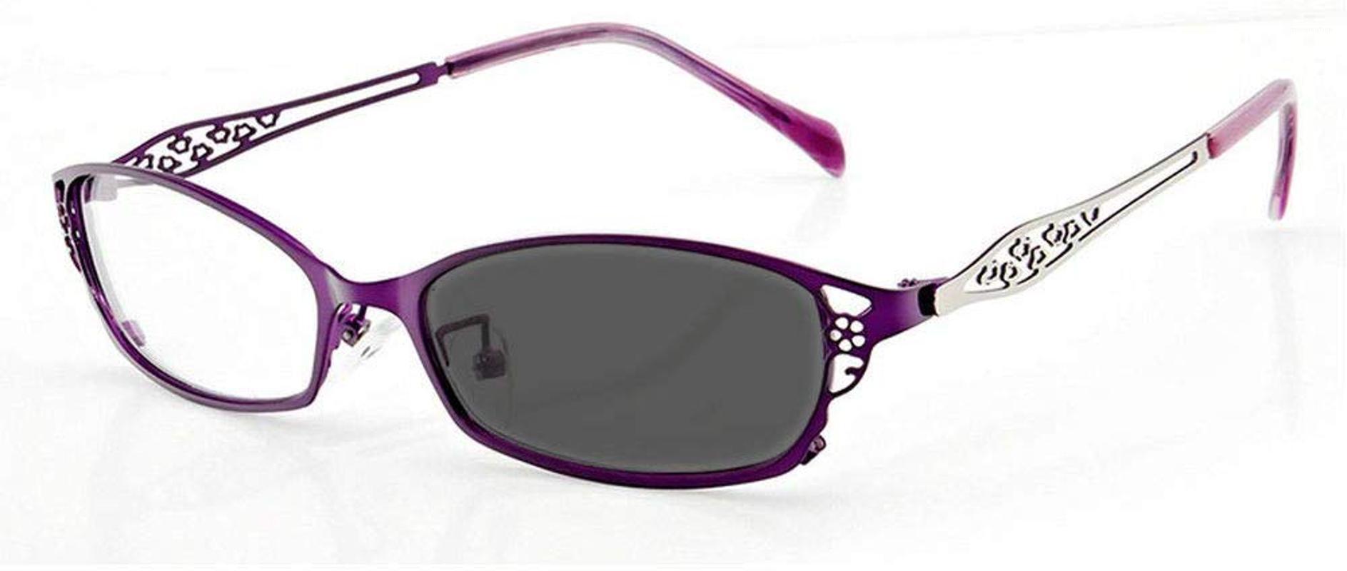 

2020 new Transition Reading Glasses Metal Frames Women Sun Photochromic Glasses Women's Square Flower Presbyopic FML1