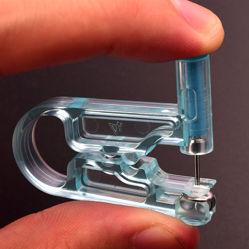 New Disposable Safe No Pain Ear Piercing Kit Sterile Ear Hole Piercing