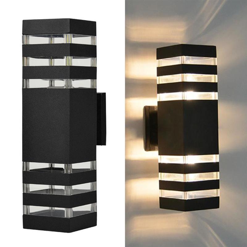 

Outdoor LED Wall Lamp Waterproof Light Fixture with Up and Down Design for Garden Corridor Hotel Courtyards Doorways Porches