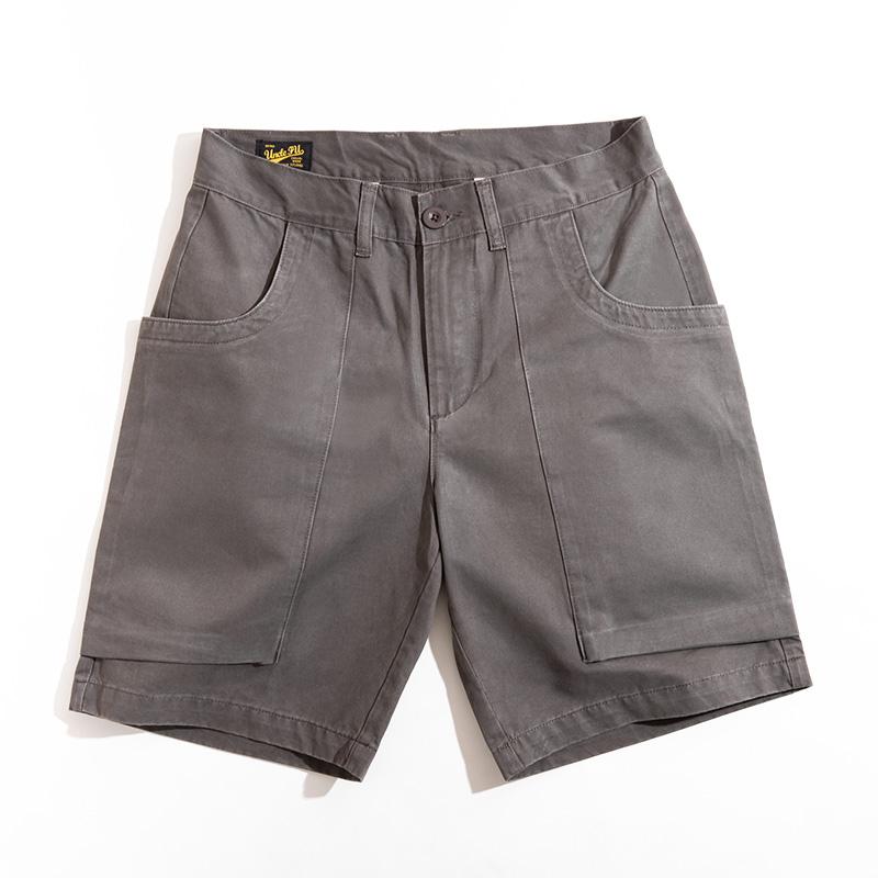 

2020 New Relaxed Fit Stretch Twill Cargo Short Outdoor Work Shorts Khaki Grey
