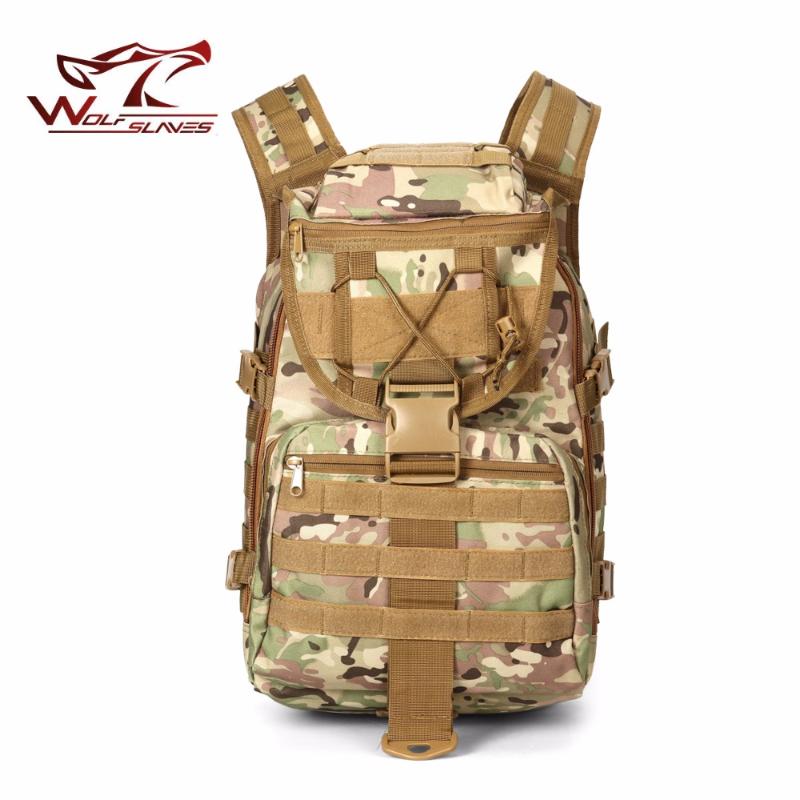 

40L Tactical Waterproof Backpack Rucksacks Sport Camping Molle X7 Outdoor Trekking Shoulder Bag, Atfg