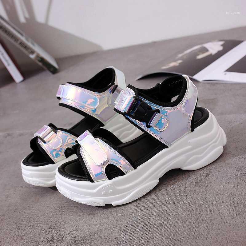 

Sexy Open-toed Women Sport Sandals Wedge Hollow Out Women Sandals Outdoor Cool Platform Shoes Beach Summer Shoes 2020 New1