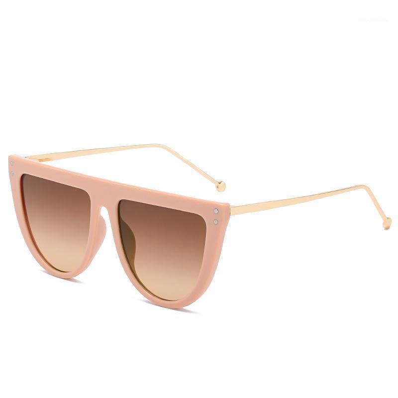 

Brand design fashion flat top round sunglasses sexy ladies frame sunglasses retro classic travel sun glasses ladies UV4001