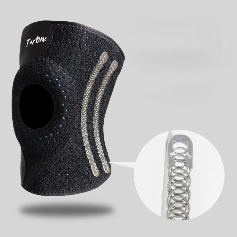 

Professional Basketball Knee Pad Protection Sports Men's and Women's Sheath Basketball Running Equipment Half-moon Plate 07JW176, Black two packs