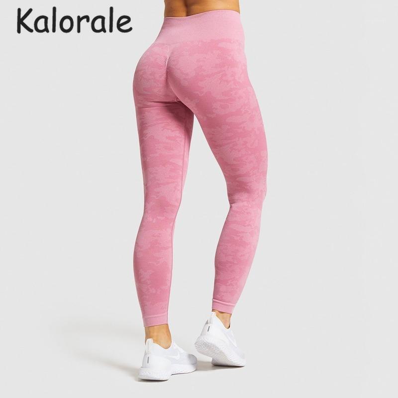 

Yoga Pants Fitness Energy Seamless Women Hight Waist Sexy Workout Athletic Camouflage Tight Leggings Push Up Pants Trousers 20201, Purple