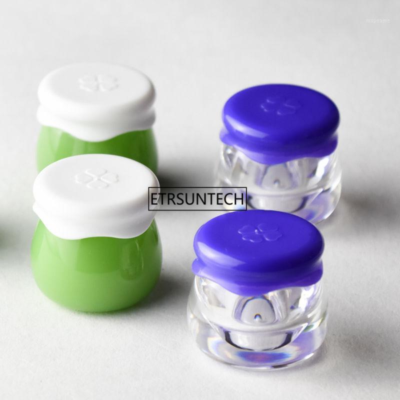 

10g Empty Refillable Face Cream Jar Cosmetic Container Plastic Container Empty Sample Make up Pot F202021251