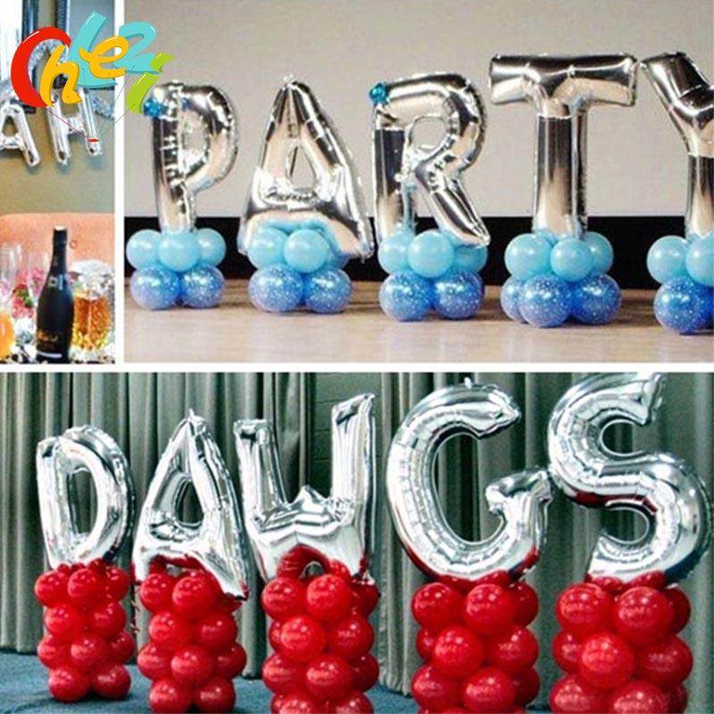 

40 inch Large Letter Helium Foil Balloons Gold Silver Pink Blue Letter Ballons baby Birthday Party adult Wedding Decoration ball