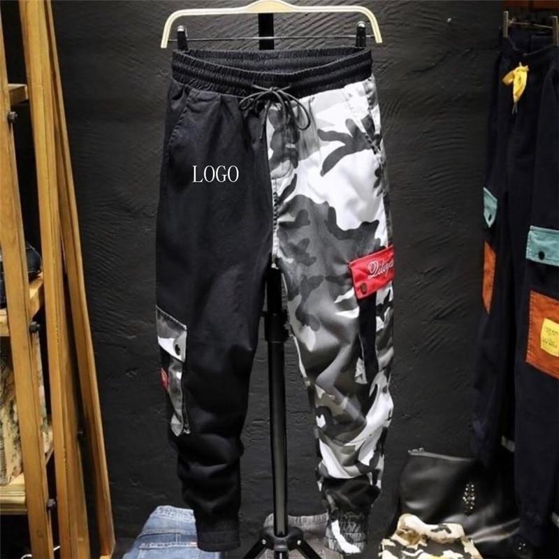 

2020 Color Camo Cargo Pant Mens Baggy Cotton Trousers Hip Hop Harem Casual Hiphop High Fashion Street Male Streetwear Jogger, 1 purple