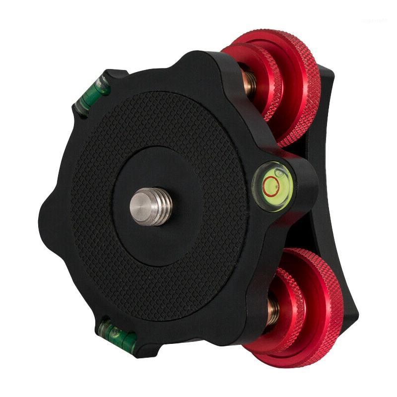 

Photography Tripod Speedy Leveling Base Leveler Adjusting Base Panning Level Plate with Bubble Level1