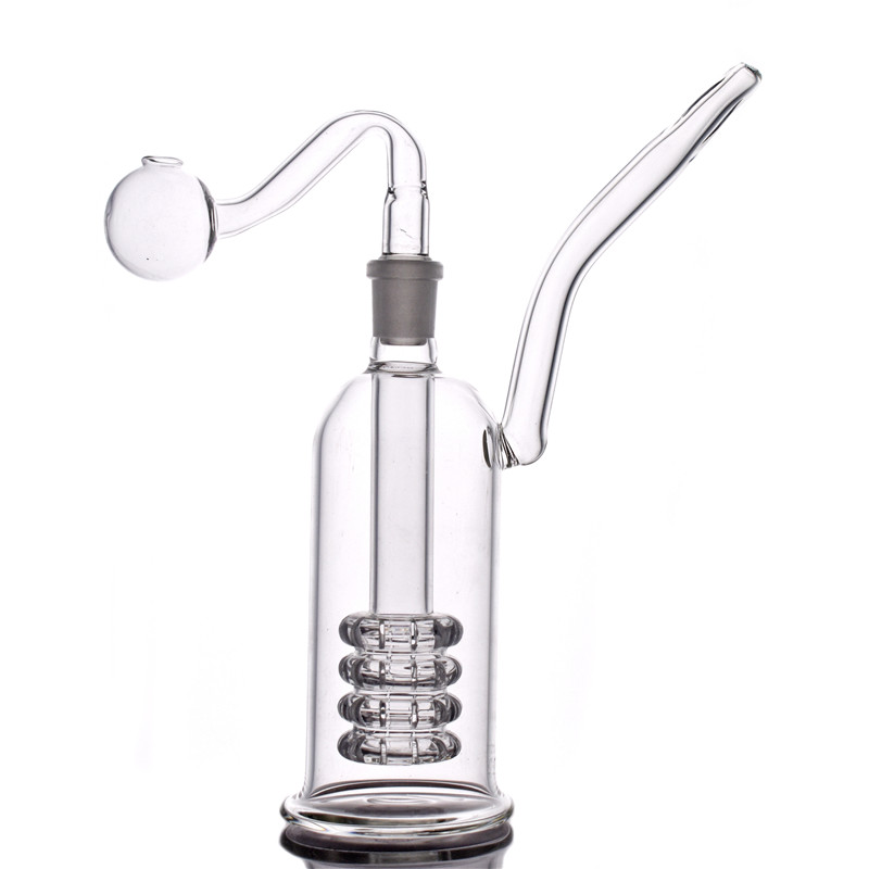 

Thick glass bongs Mobius Stereo Matrix perc recycle oil rigs water pipes for smoking 14mm ashcatcher bong with glass oil burner pipe