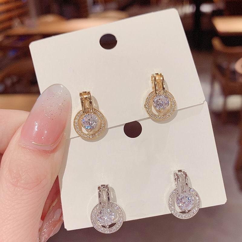 

Stud Classic Zircon Earrings For Women Korean Style Delicate Jewelry Small Earings Bijoux Wholesale