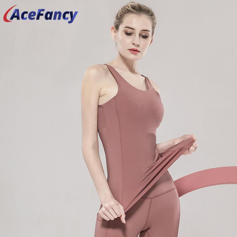 

Sport Tank Top Women Yoga Gym Vest Top Fitness Sleeveless T-Shirt For Woman 18-066 Quick Dry Yoga Tank Clothes Sports Wear, Pink