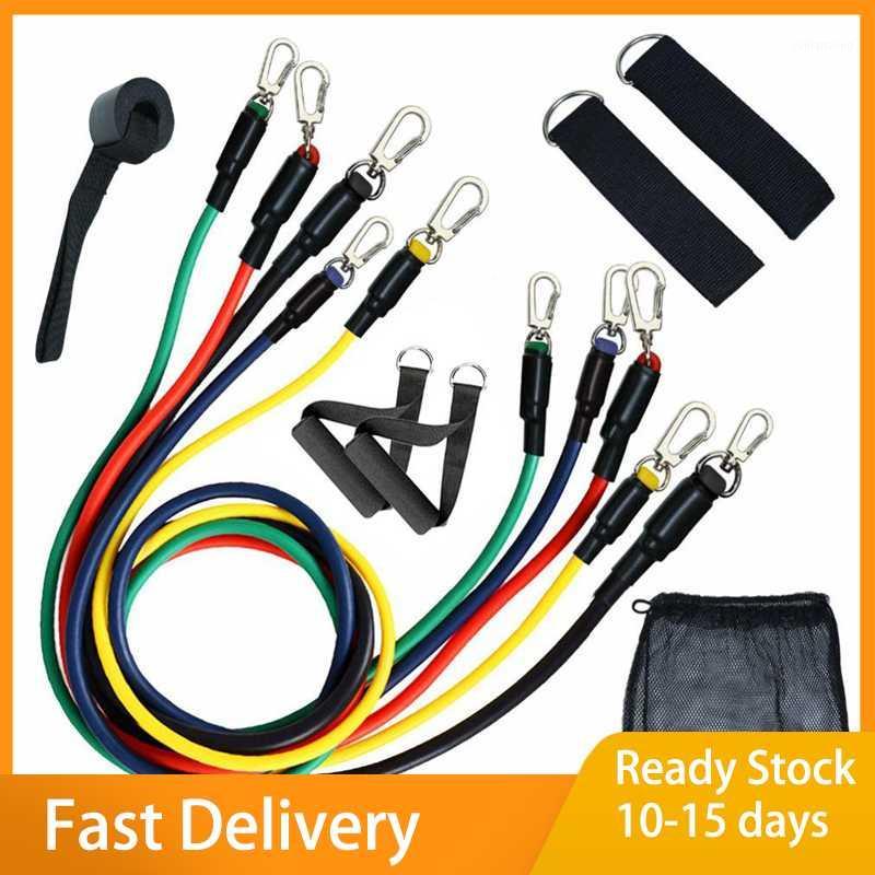 

11pcs Resistance Bands Pull Rope Sport Set Expander Yoga Exercise Fitness Rubber Tubes Band Stretch Training Home Gyms Workout1