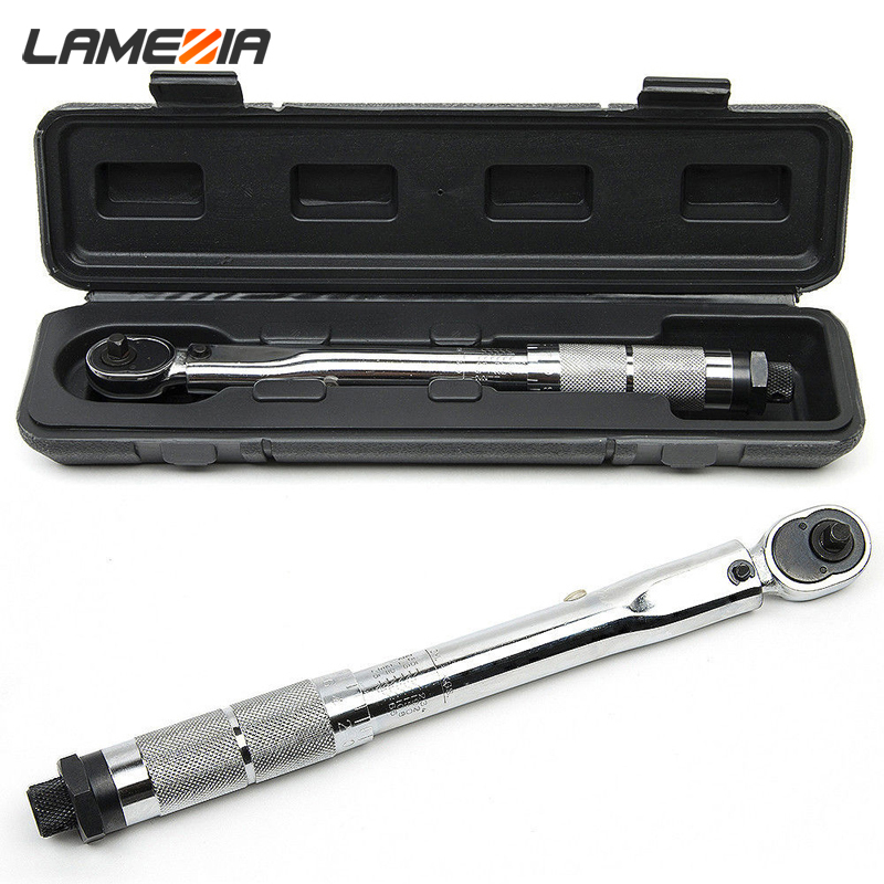 

LAMEZIA 1/4 3/8 1/2 The Torque Wrench Drive 5-210 Nm Two - Way To Accurately Mechanism Spanner Hand Tool