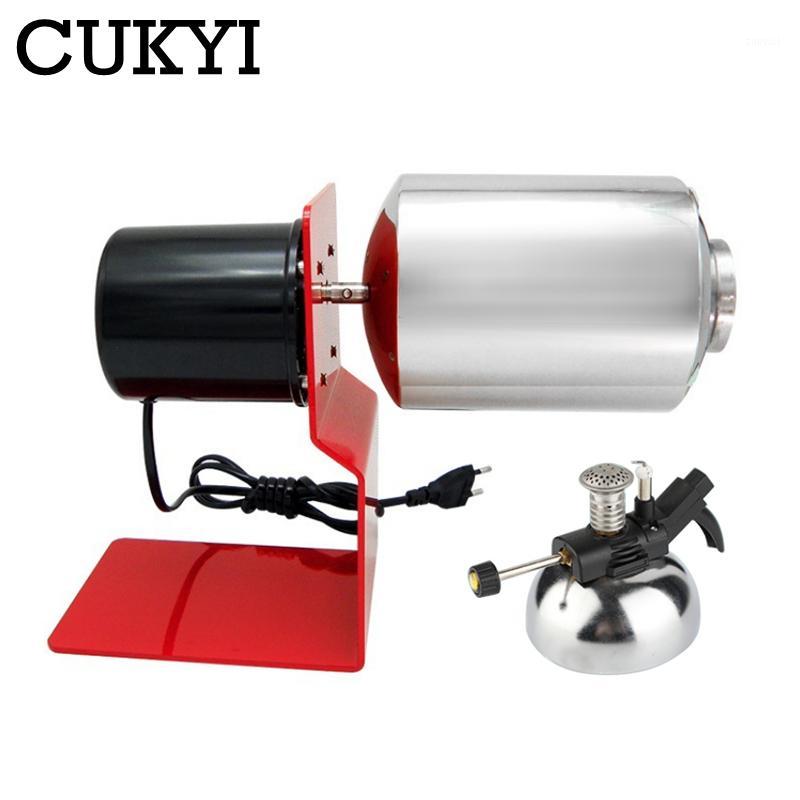 

CUKYI Household Electric Coffee Bean Roaster Nuts Bean Baking Machine Grain Drying Roasting machine Drum Type gas stove heating1