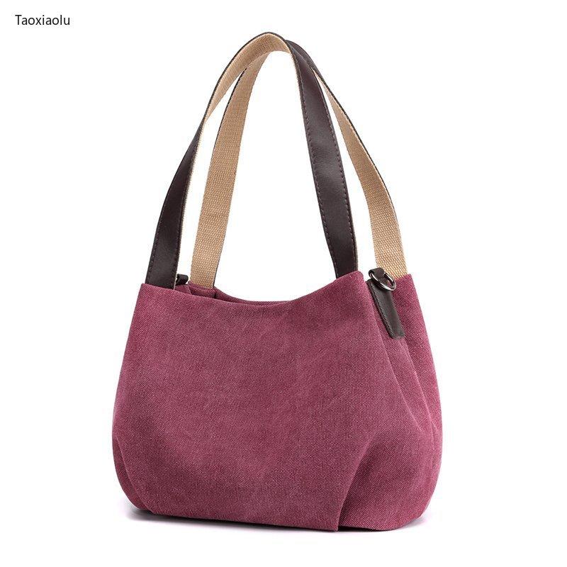 

Soft Canvas Luxury Handbags Women Bags Designer Handbags High Quality Shoulder Messenger Bag Ladies HandBag Shoulder Purse, Beige