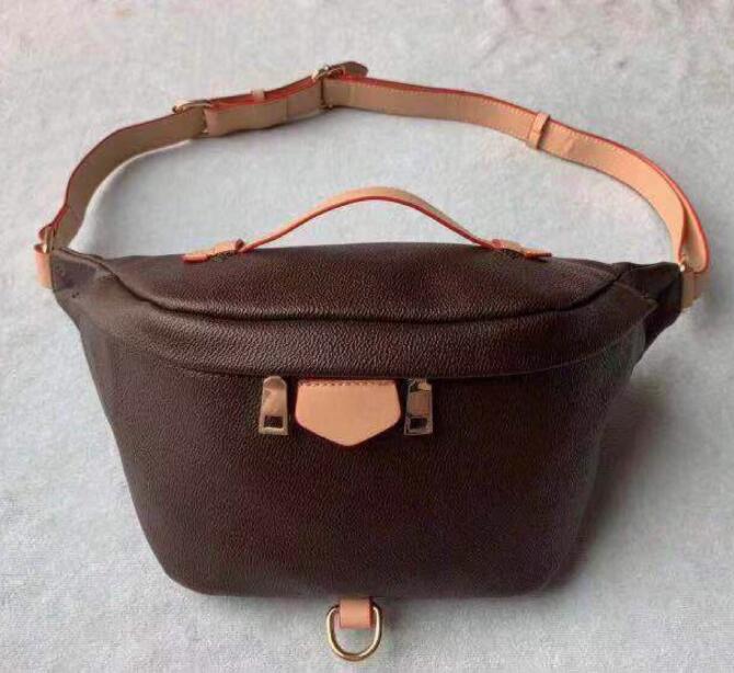 

Original Monograms Designer Luxury Handbags Purses BUMBAG Chest Bag Brand Flower Cross Body Waist Bags Genuine Leather Shoulder Bags, Black
