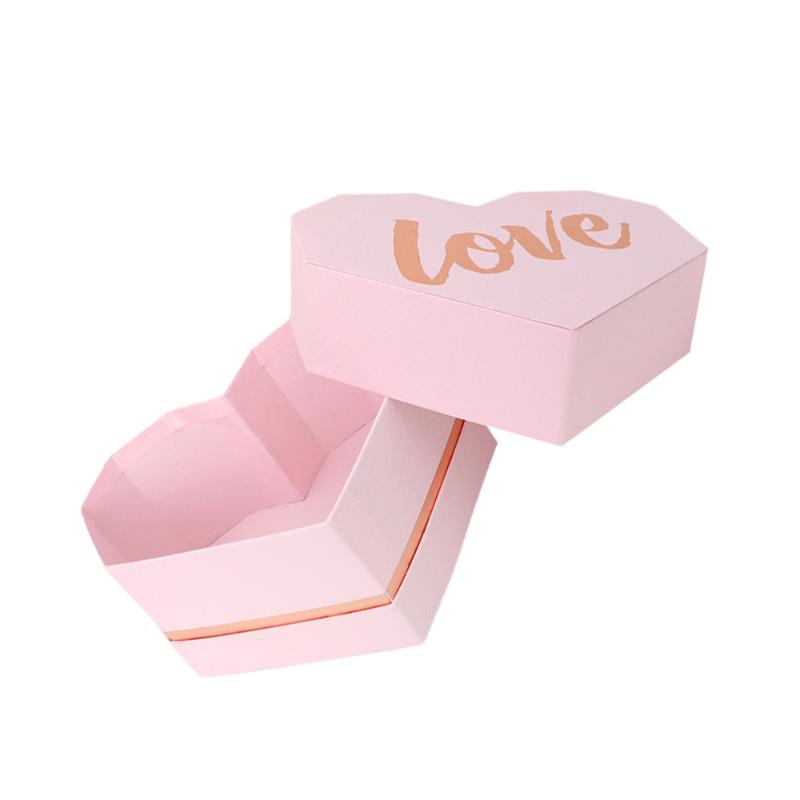 

1PC Heart Shape Flower Box Gift Box Tanabata Lover's Day Flower Package