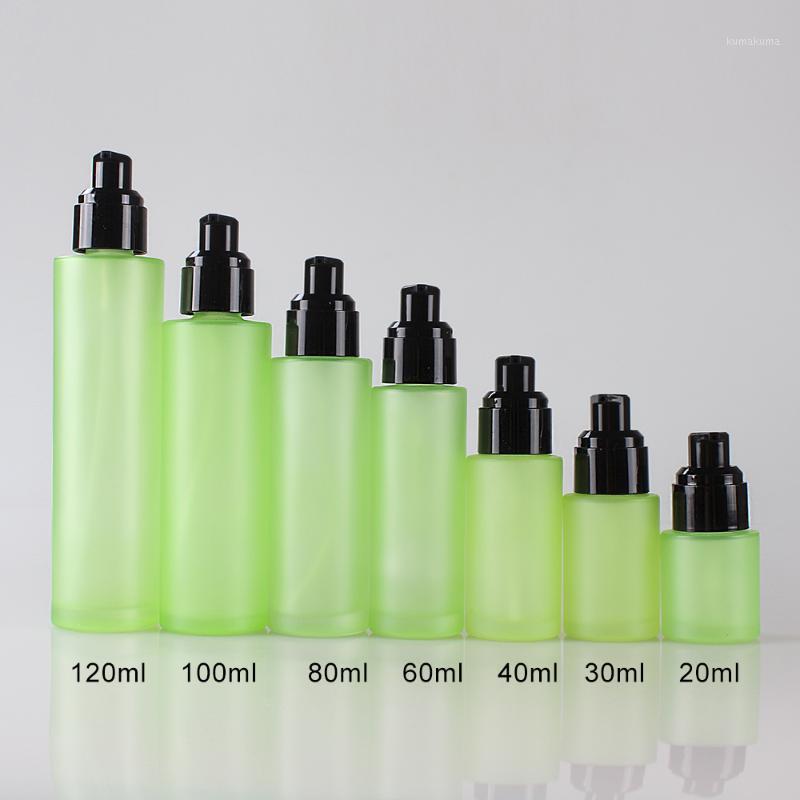 

Hot Sale 4oz Cosmetic Bottle with Lotion/Spray Pump,120ml Green/Blue Bottle1
