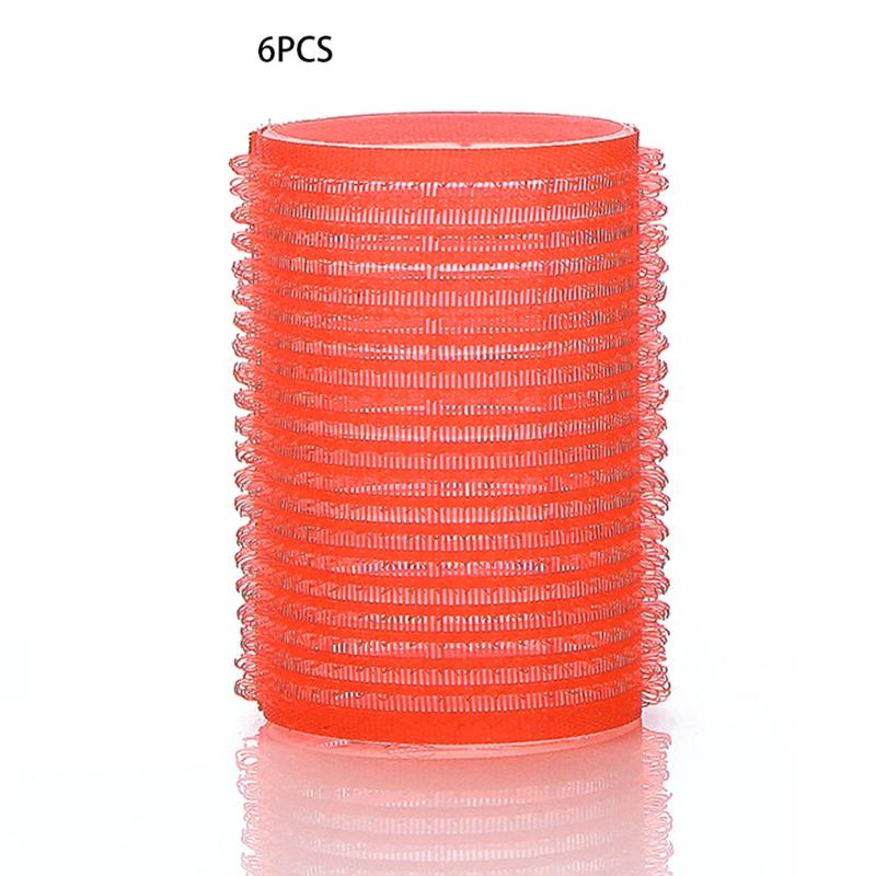 

Full Set Of Self Adhesive Hair Rolls Convenient Styling Tool 6pcs Light Hair Care Accessories Diy Plastic Curler
