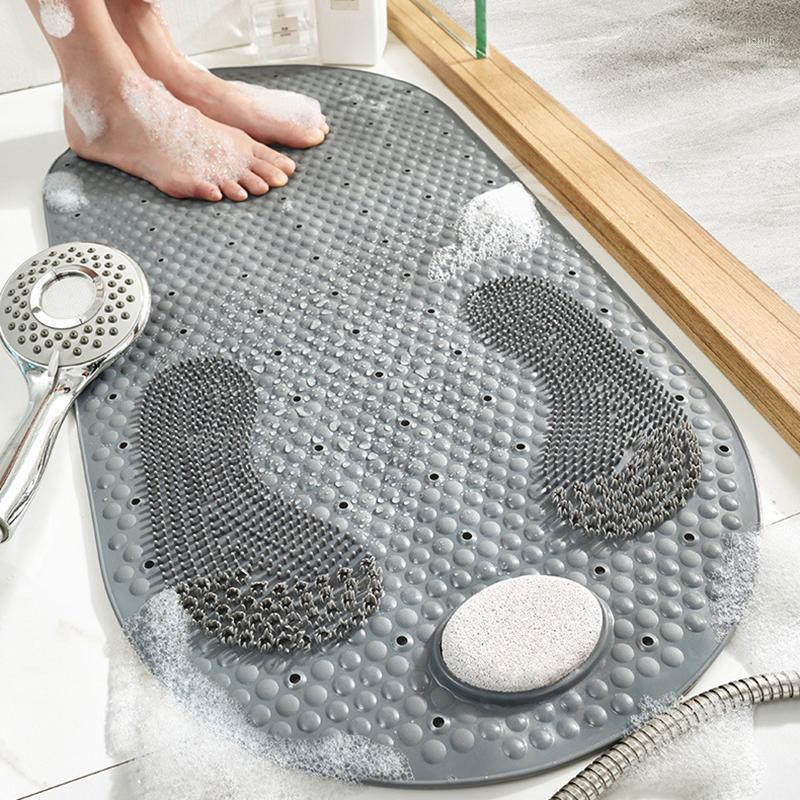 

Bath Mat 40*80cm with Massage bath rug anti-slip Material Extra-long shower mat bathroomrug in machine1