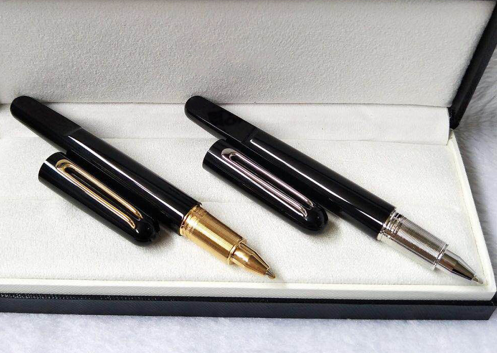 

High quality M series Magnetic Shut down Cap Rollerball pen Luxury Black resin stationery office supplies Writing smooth Roller ball pen