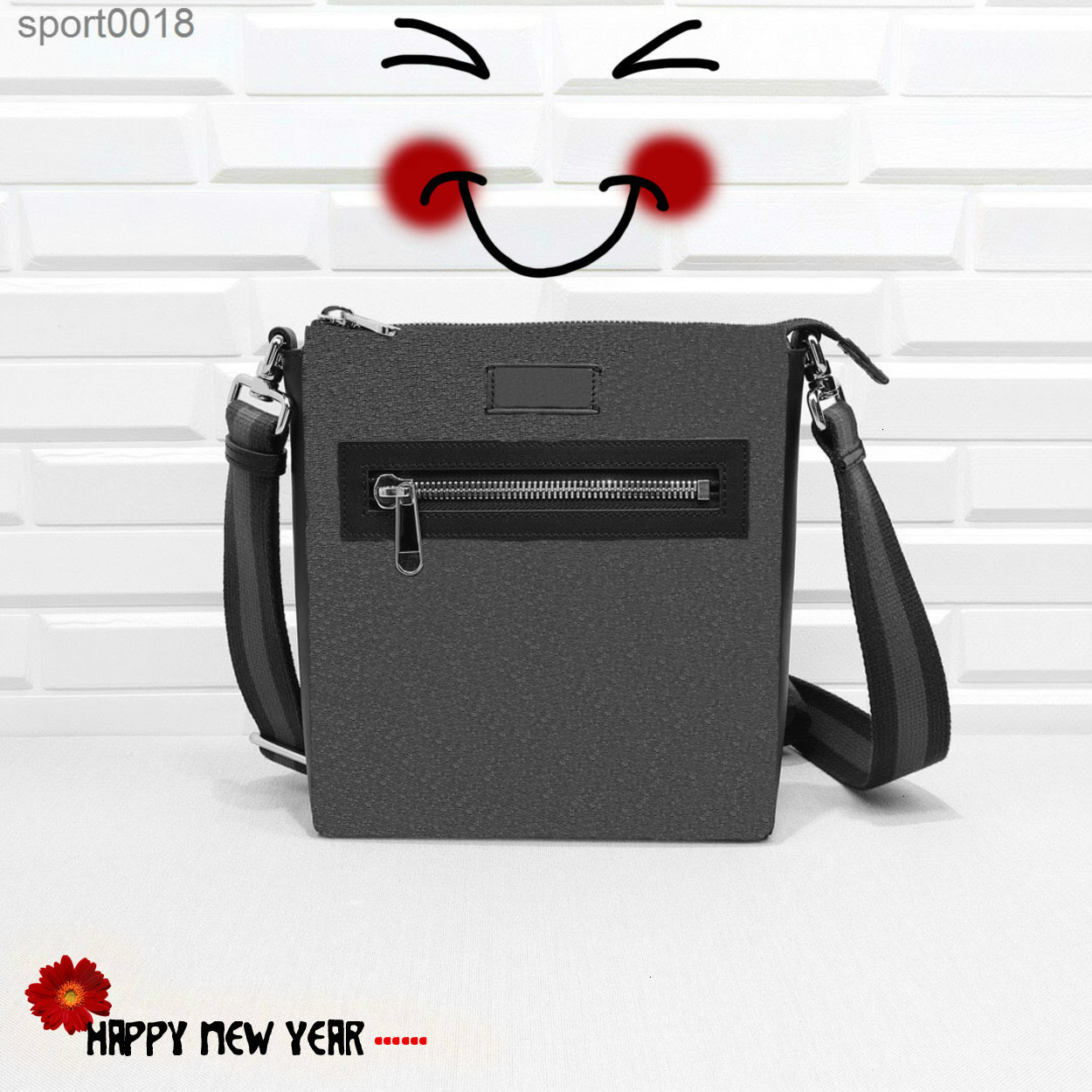 

HOTClassic fashion style Messenger Bags size: 21 * 23 * 4.5 cm, various colors, the best choice for going out, freeshipping, Black