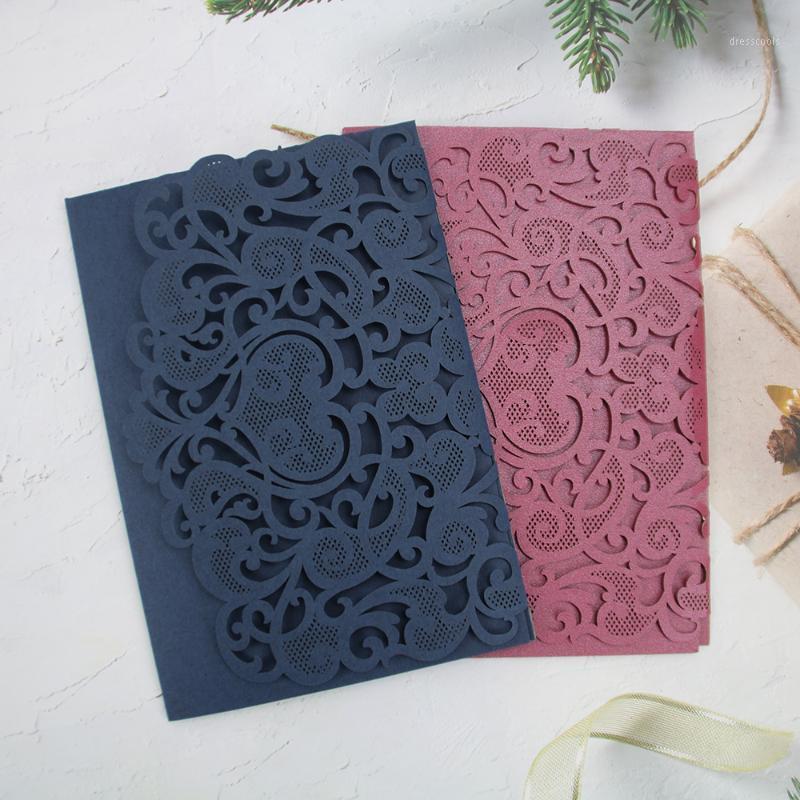 

20pcs/lot Laser Cut Blank Inner Sheet Invitation Card for Wedding Decoration Vintage Luxurious Elegant Wedding Supplies1