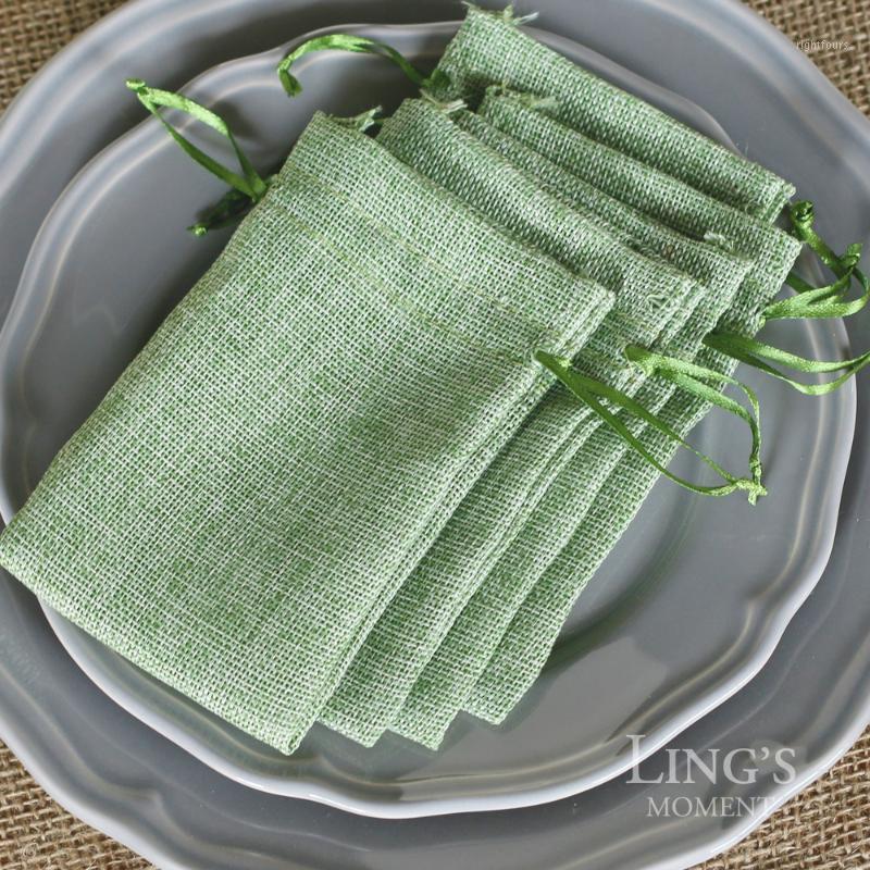 

European jute linen Candy bag wedding and party gift bag candy boxes eggs and bags1