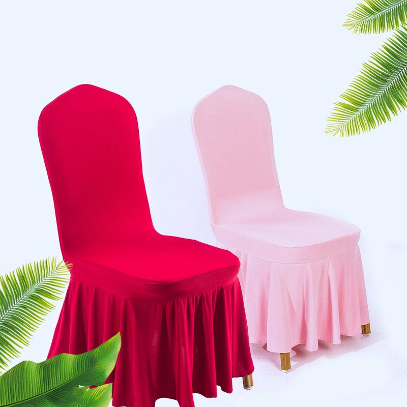 

Chair Covers Cover Stretch Decoration Elastic Dining Chairs With Back Room Kitchen Cushion Seat Home Textile For Wedding Hotel