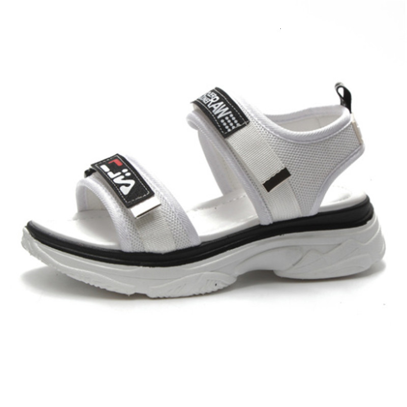 

2021 Summer New Thick Hook Bottom `loop Fashion Sponge Cake Women's Sandals Casual Comfortable Beach Shoes 89js, 02