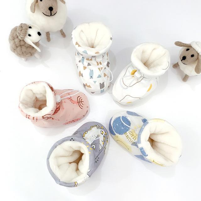 

baby toddler shoes 2020 Pure cotton baby soft-soled cotton shoes thickened and velvet foot protection newborn1