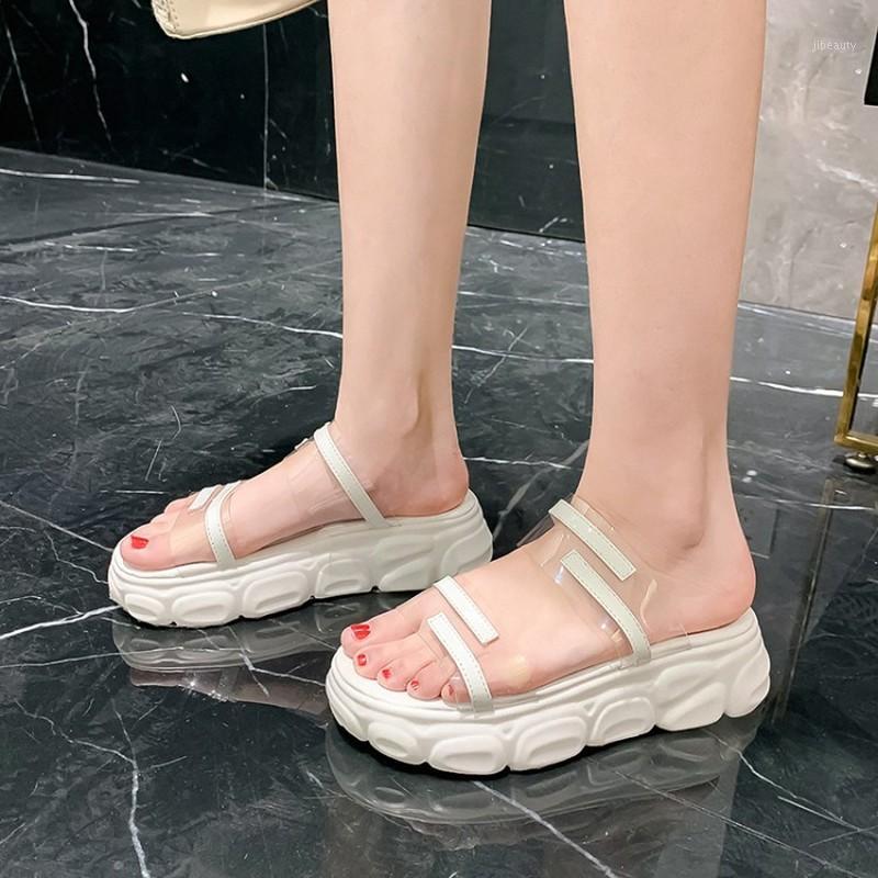 

Spring and summer new style Wedge Women's slippers fashion outdoor Open toe High heel party Women's sandals plus size 34-461, Black