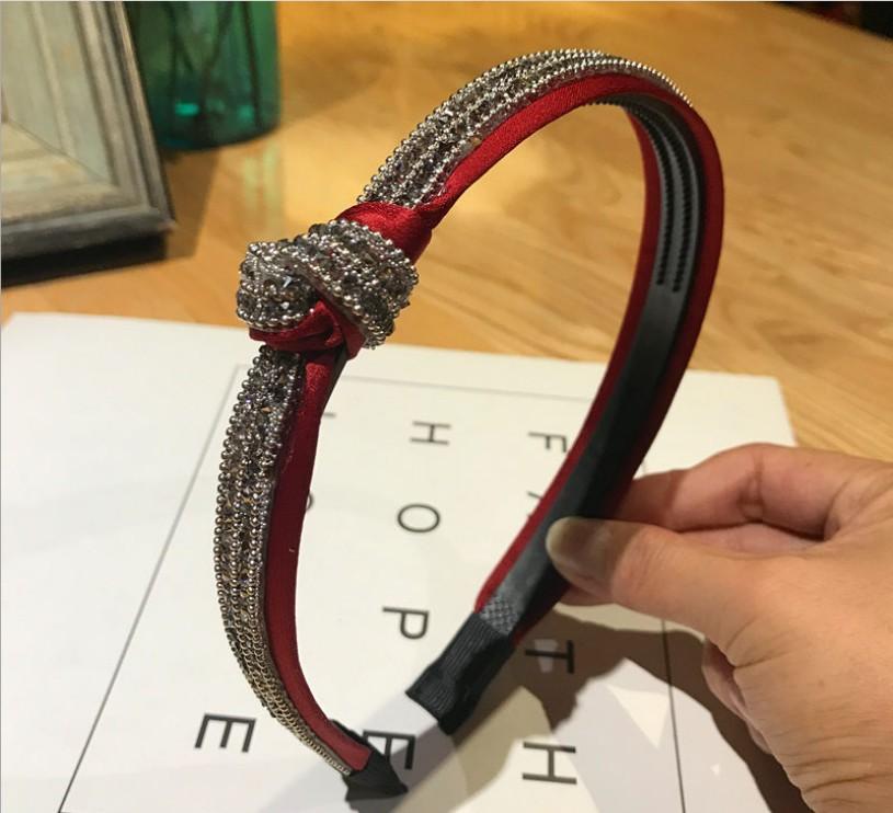 

Hot Hair Accessories Hairband Headband Crystal Inlaid Hair Band Hoop Women Girls Headwear
