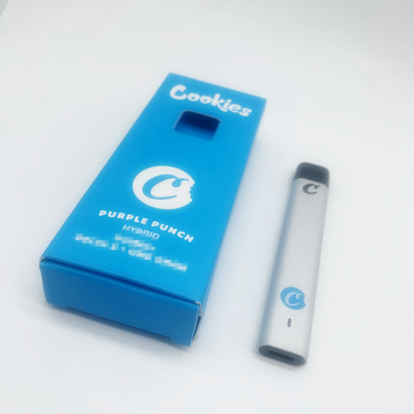 

Empty Disposable Electronic Cigarettes Cookies Vape Pen Delta 8 Pods Packaging Box 1.0ml Cartridges Rechargable Starter Kit 240mah Battery V