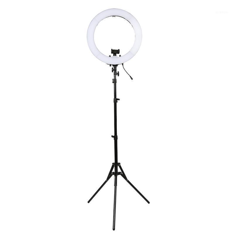 

Wholesale 1PCS Outdoor 55W 5500K Adjustable LED Ring Lighting Photo Studio Photographic Lighting Camera Photo Video Kit1