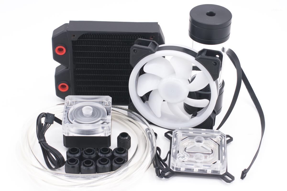 

Bykski Water Cooling Kit for Intel CPU 120mm Copper Radiator 5v RBW RGB Led1