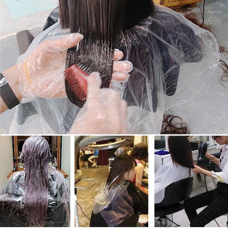 

50/100/200 pcs Disposable Apron Wrap Cape Salon Hairdressing Cloth Hair Cutting Hairdressing Cape Barber Salon Capas Hairdresser1