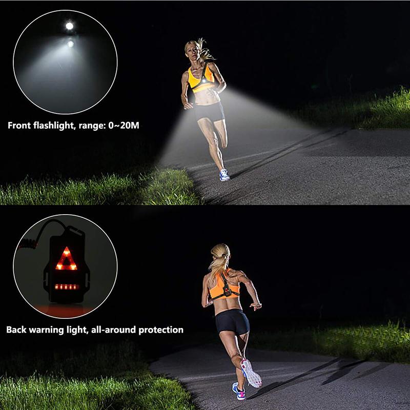 

Bike Lights Night Outdoor Sport Running Q5 LED Run Warning USB Charge Chest Lamp Hiking Camping Safety Tools