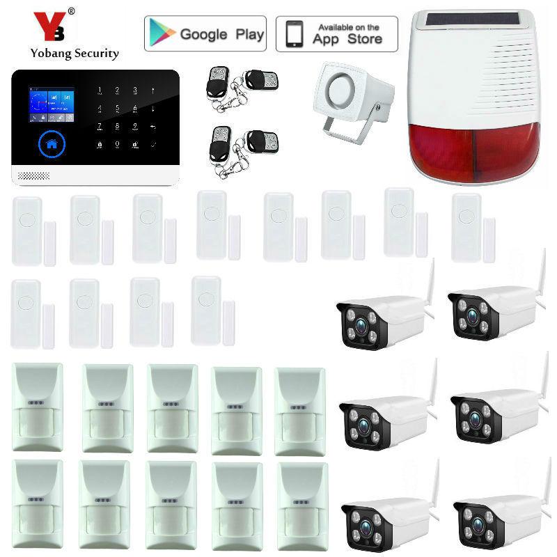 

2.4inch WIFI home alarm system 3G GSM GPRS Menu operating APP multi-language remote control support 3G SIM