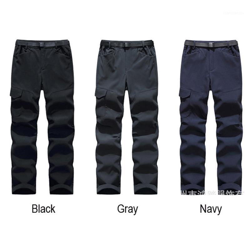 

Thicken Winter Tactical Pants Men Outdoor Sports Pant With Fleece Windproof Warm Softshell Trousers Male Adventure Camping Pants1, Black