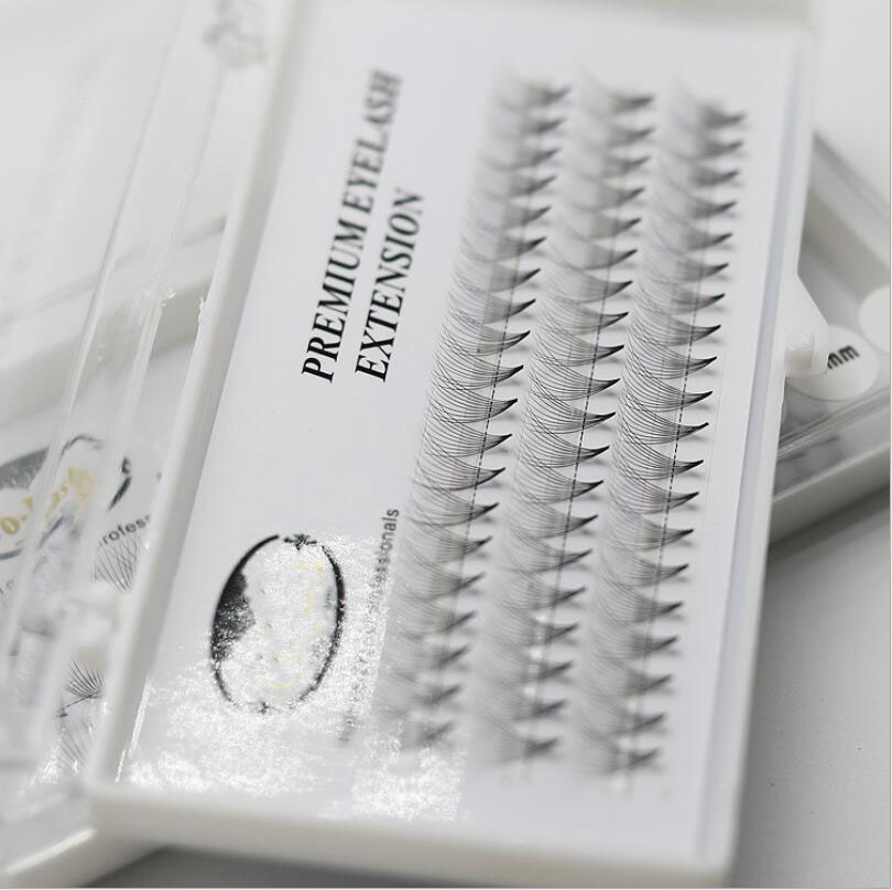 

Grafting False Eyelashes Black Natural Long Professional Clusters Eyelash Extensions 10D Individual Volume Pro Made Fans