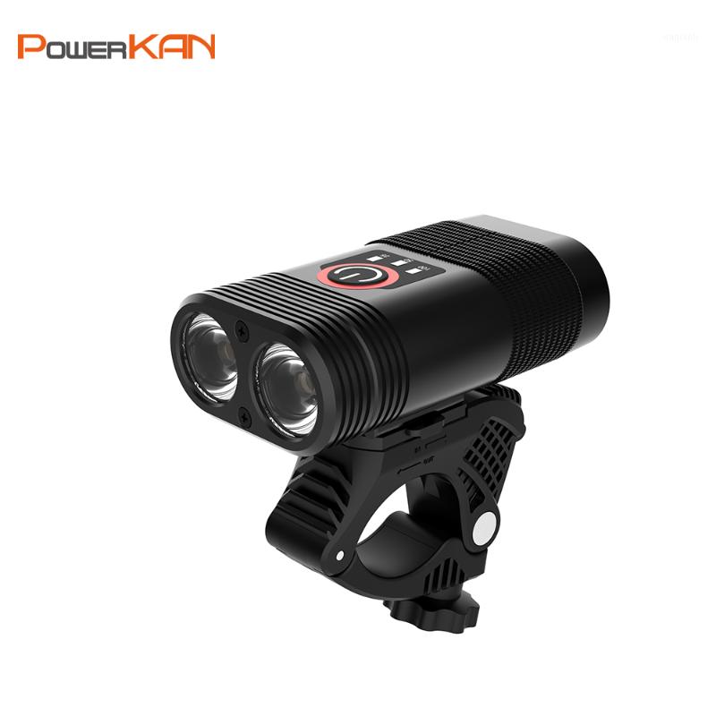 

PowerKAN XPE*2PCS 5 modes LED light headlight rechargeable smart indicator for portable waterproof bicycle1