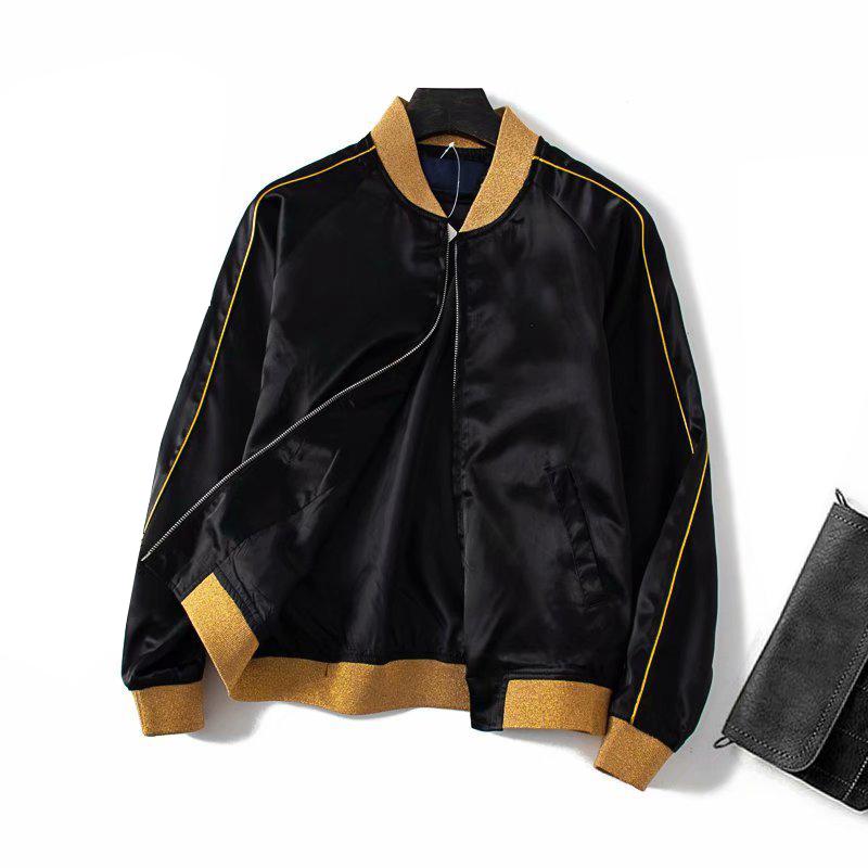 

Women' Jacket Coat V-neck Long Sleeve Patchwork Zipper Pocket Jackets Female Autumn Winter Fashion Ladies Coats Warm Outwear, Black