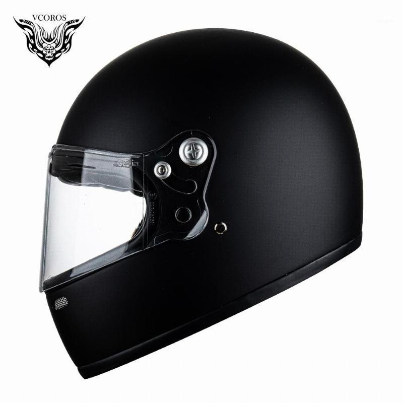 

Vcoros A600 Full Face Motocycle Helmet with Anti-Scratch Visor Woman Man Helmet ECE Approved Capacete Casco Casque1, Matte black