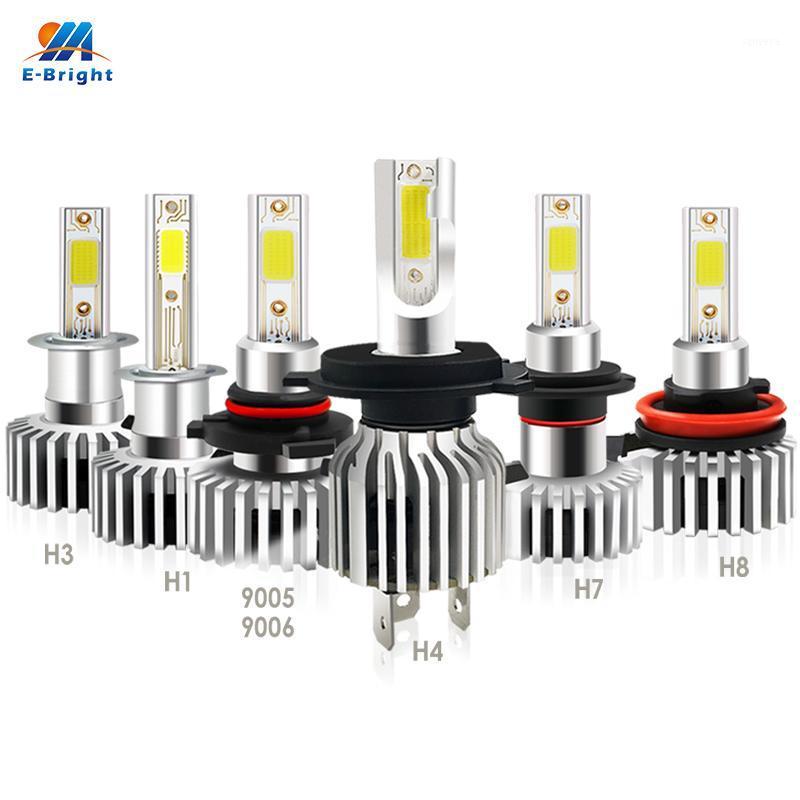 

YM E-Bright 2 PCS LED Car Headlight Bulbs H1 H3 H7 H8 H11 9005 9006 H4 COB 30W D9 12V 24V DC 3300Lm 6000K Auto Headlamps White1