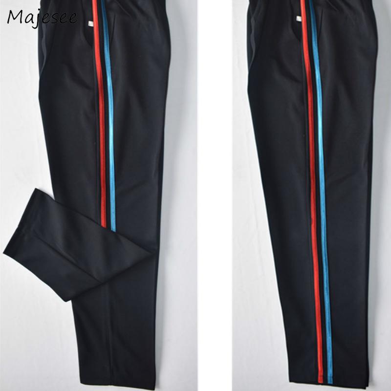 

Men Casual Pants Striped Leisure Plus Size 4XL Chic Bodybuilding Sweatpants Simple All-match Chic Vintage Trendy Harajuku New, 14