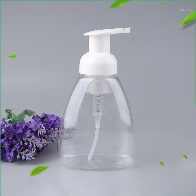 

300ML Clear Plastic Foaming Bottle Liquid Soap Whipped Mousse Points Bottling Shampoo Lotion Shower Gel Foam Pump Bottles1