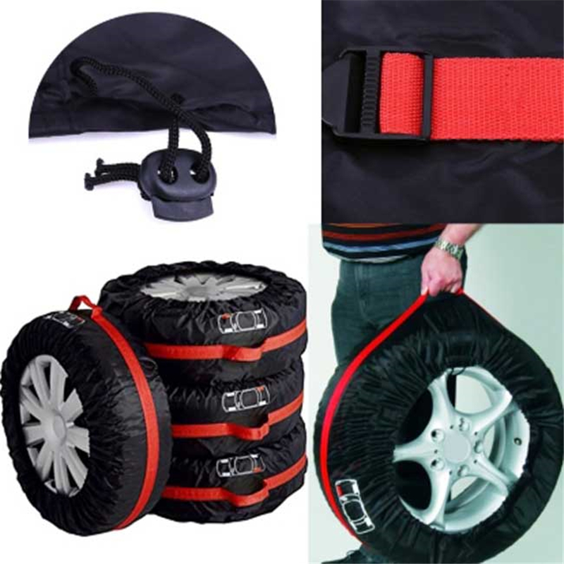 

1pc Car Tire Protection Cover Spare Tire Cover Snow Dust Universal Storage Bag